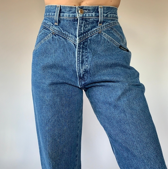 Rocky Mountain Denim - Vintage Rocky Mountain Rockies Bare Back Jeans